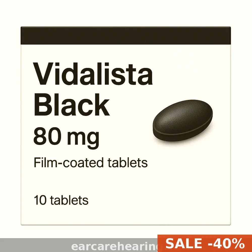 Buy Vidalista Black Online Vancouver — 80mg Tadalafil for Erectile Dysfunction From $0.85