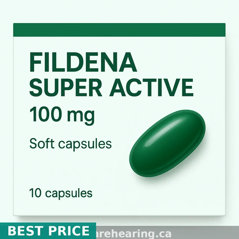 Generic Fildena Super Active (Sildenafil) 100mg Montreal — Erectile Dysfunction From $0.63