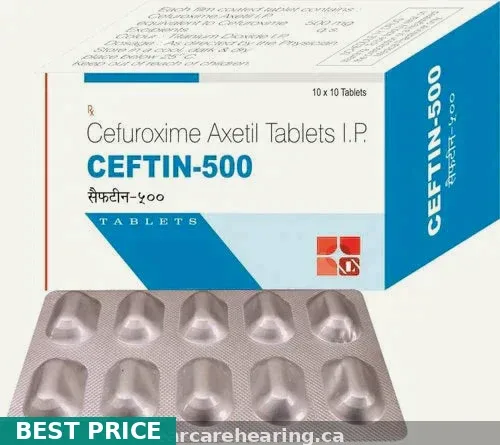 Generic Ceftin (Cefuroxime) 500mg — Bacterial Infections — Lowest Price From $1.47